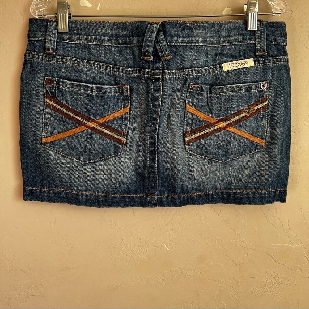 Fox Racing Denim Micro‎ Mini Skirt - Picture 8 of 10